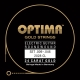 OPTIMA Corde guitare électrique Gold Strings Round Wound
