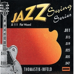 THOMASTIK-INFELD Corde guitare électrique Jazz Swing Series Flat Wound