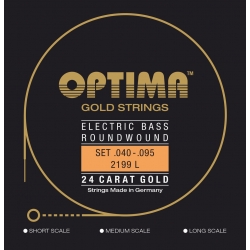 OPTIMA Corde basse électrique Gold Strings Round Wound