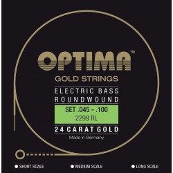 OPTIMA Corde basse électrique Gold Strings Round Wound