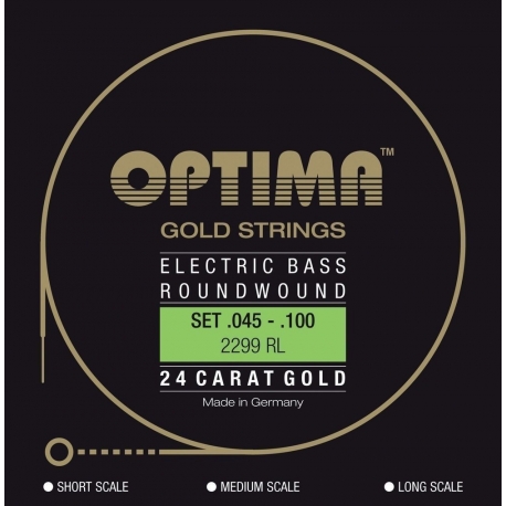 OPTIMA Corde basse électrique Gold Strings Round Wound