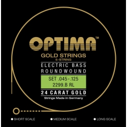 OPTIMA Corde basse électrique Gold Strings Round Wound