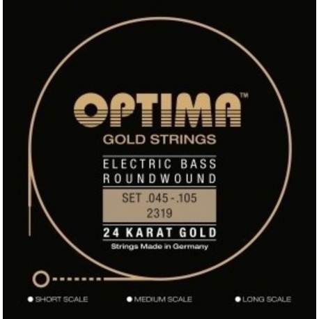 OPTIMA Corde basse électrique Gold Strings Round Wound
