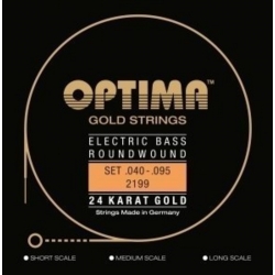 OPTIMA Corde basse électrique Gold Strings Round Wound