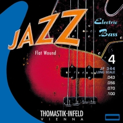 THOMASTIK-INFELD Corde basse électrique Jazz Bass Serie Nickel Flat Wound Roundcore