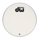 DRUM WORKSHOP Peau de Grosse caisse Double A blanc lisse
