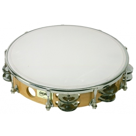 GEWA Tambourin Traditionnel avec cymbalettes