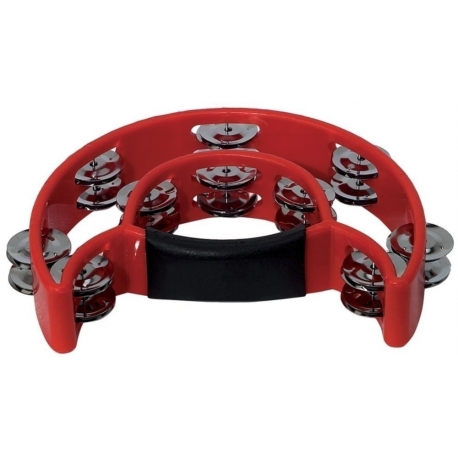 GEWA Tambourin Demi lune, 20 paires de cymbalettes