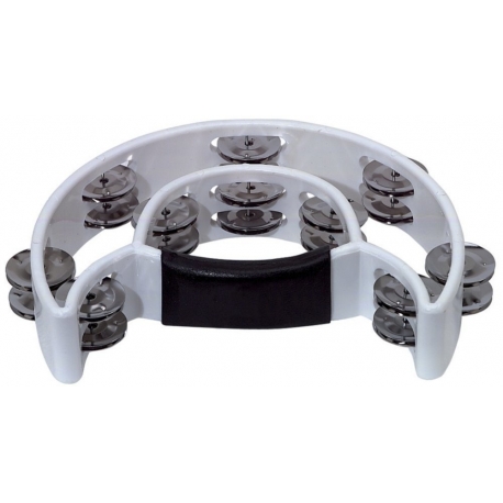 GEWA Tambourin Demi lune, 20 paires de cymbalettes
