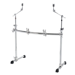 GIBRALTAR Système de Rack Rack courbe basique Chrome Series