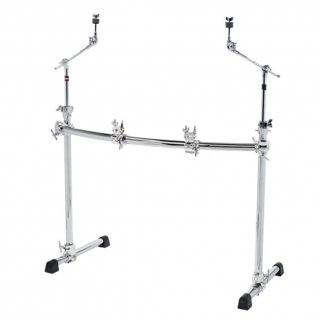 GIBRALTAR Système de Rack Rack courbe basique Chrome Series