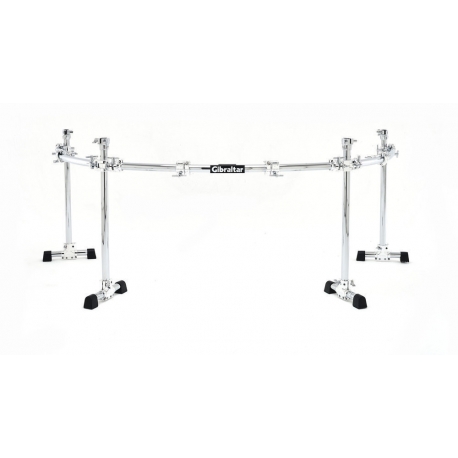 GIBRALTAR Système de Rack Rack courbe 4 pieds Chrome Series