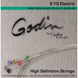 Cordes electriques Nickel regular light (.010, .013, .017, .026, .036, .046) Boite de 10