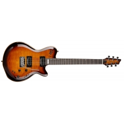 LGXT-SA Cognac Burst Flame AA avec housse