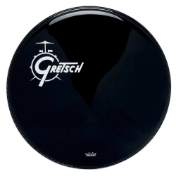 GRETSCH Peau de grosse caisse Ambassador Ebony