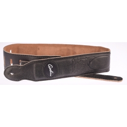 Sangle Grey Western Cuir noir GS-103VBK