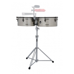 LATIN PERCUSSION Timbales E-Class Stainless Steel