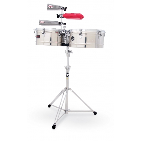 LATIN PERCUSSION Timbales Prestige Stainless Steel