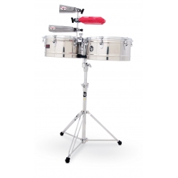 LATIN PERCUSSION Timbales Prestige Stainless Steel