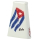 LATIN PERCUSSION Cloche Bongo Heritage Cuban Flag