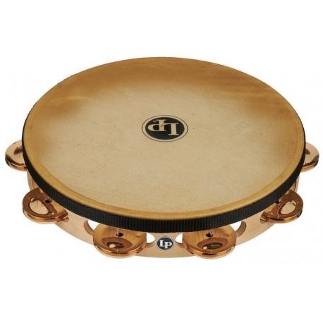 LATIN PERCUSSION Tambourins Pro 10in Single Row with Head