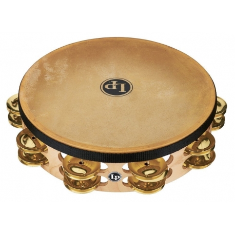 LATIN PERCUSSION Tambourins Pro 10in Double Row With Head