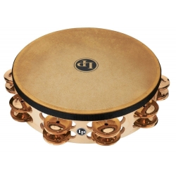 LATIN PERCUSSION Tambourins Pro 10in Double Row With Head