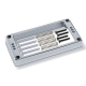 SCHALLER Nickel Cadre pour humbucker 3 trous