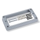 SCHALLER Nickel Cadre pour humbucker 1 trou
