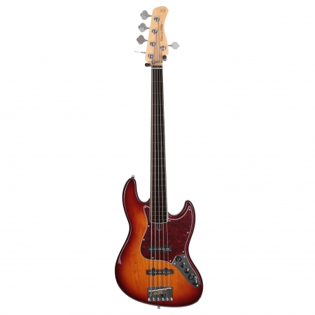 Marcus Miller V7 Alder-5 FL TS RN 2.0 Tobacco Sunburst Fretless