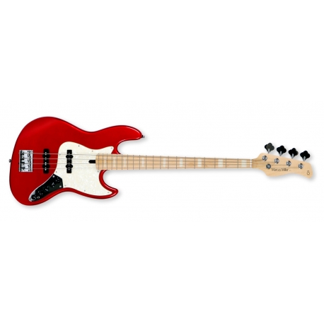 Marcus Miller V7 Swamp Ash-4 BMR MN 2.0 Bright Metallic Red 