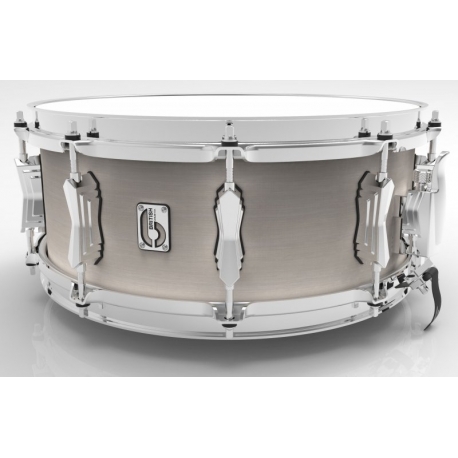 BRITISH DRUM CO. 14x6.5"LEGEND SNARE-WHT.CHAPEL