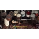 BRITISH DRUM CO. 9x 10"TOMS W/REMO HEADS+3CASES