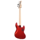 Marcus Miller V7 Swamp Ash-4 LH BMR 2.0 Bright Metallic Red Gauchère