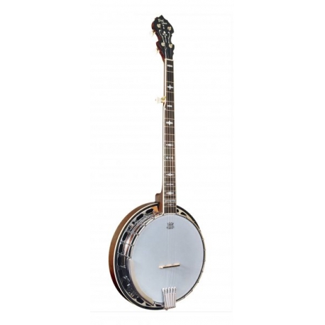 GOLD TONE BANJO ORANGE BLOSS.RADIUS+ETUI