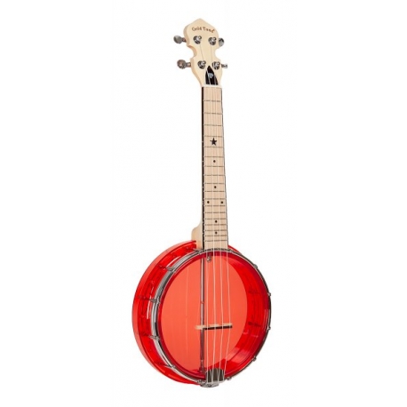 GOLD TONE LITTLE GEM BANJO UKE RUBIS+BAG