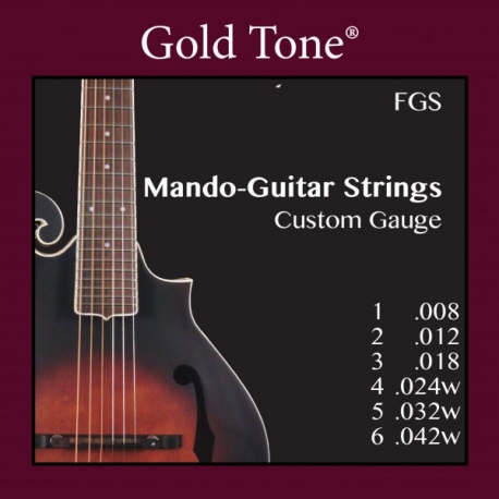 GOLD TONE CORDES PR MANDO GUIT.F-STYLE