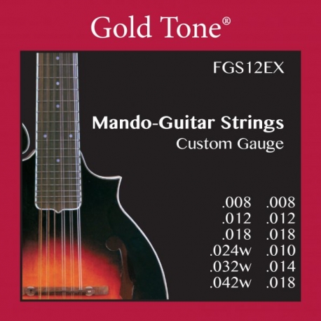 GOLD TONE CORDES PR 12ST MANDO GT.F-STYL