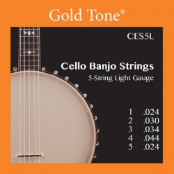 GOLD TONE BANJO CELLO 5STR. LIGHT GAUGE