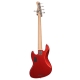Marcus Miller V7 Swamp Ash-5 BMR MN Bright Metallic Red 