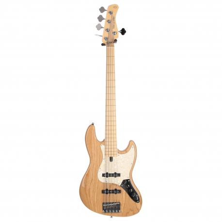 Marcus Miller V7 Swamp Ash-5 FL NT MN 2.0 Naturel Fretless