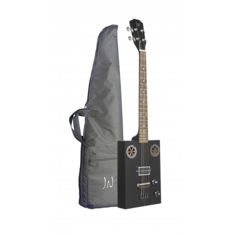 J.N GUITARS CASK CIG.BOX GUIT.SAPELE NOIR
