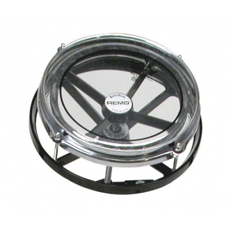 REMO -8" BLACK ROTOTOM W/PINSTRIPE