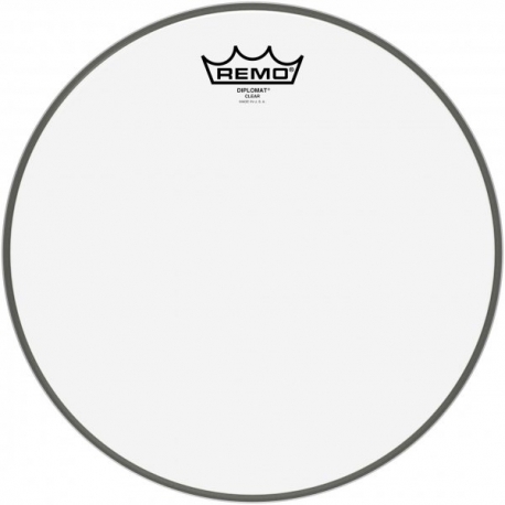 REMO 12" DIPLOMAT TRANSPARENTE