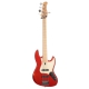 Marcus Miller V7 Swamp Ash-5 FL BMR 2.0 Bright Metallic Red Fretless