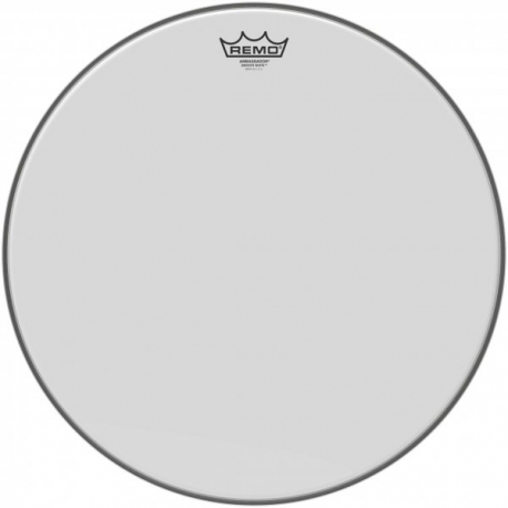 REMO 18" AMBASSADOR BLANC LISSE
