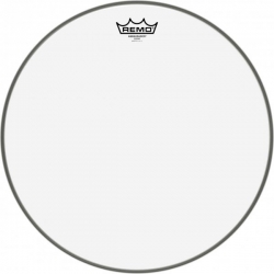 REMO 16" AMBASSADOR TRANSPARENTE