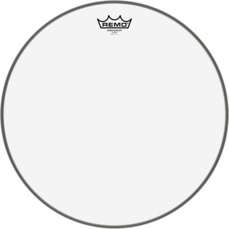 REMO 16" AMBASSADOR TRANSPARENTE