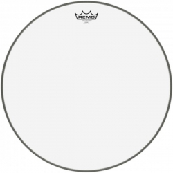 REMO 18" AMBASSADOR TRANSPARENTE