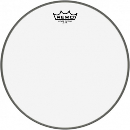 REMO 13"VINTAGE EMPEROR TRANSPARENT